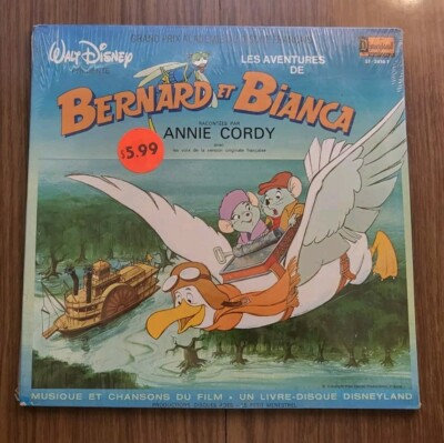 Annie Cordy– Les Aventures De Bernard Et Bianca LP Disneyland 1977 France Sealed-image