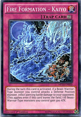 Fire Formation - Kaiyo MP14-EN050 Yu-Gi-Oh! Light Play 1st Edition-image