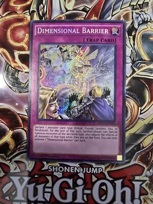 Yugioh! LP Dimensional Barrier - MP17-EN163 - Secret Rare - 1st Edition Lightly -image