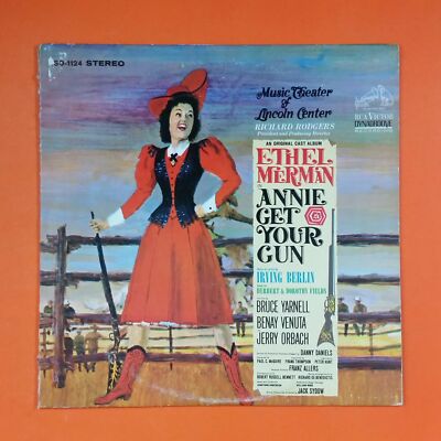 ANNIE GET YOUR GUN Original Cast LSO 1124 LP Vinyl VG++ Cover VG Ethel Merman-image