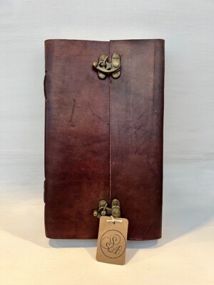 Handmade Leather Bound Journal-image