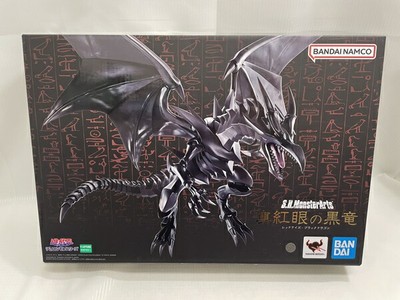 S.H.Monsterarts Black Dragon With Crimson E Yu-Gi-Oh! Duel Monsters Figure 6546-image