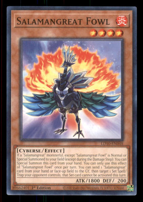 Yugioh Salamangreat Fowl #LD10-EN048 Legendary Duelists: Soulburning Volcano LP-image