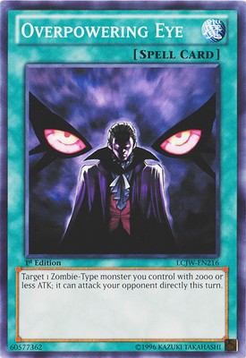 3 x Overpowering Eye - LCJW-EN216 - Common - 1st Edition Near Mint, English-image