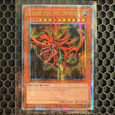 Yugioh 2020 Slifer the Sky Dragon Quarter Century Secret Rare NM-image