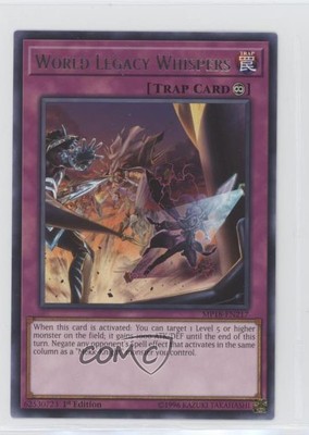 2018 Yu-Gi-Oh! Mega-Tins Mega Pack 1st Edition World Legacy Whispers 00q0-image