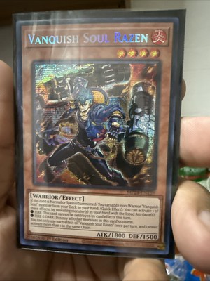 Yu-Gi-Oh! Prismatic Secret Rare Vanquish Soul Razen MP24-EN139-image