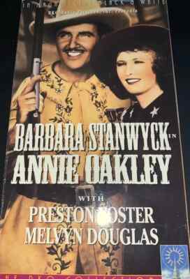 Annie Oakley VHS  (1935 Film) RSO Collection w/Barbara Stanwyck Turner HV-image