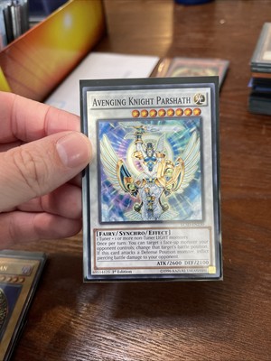 *** AVENGING KNIGHT PARSHATH *** 1ST EDITION LC5D-EN230 YUGIOH!-image