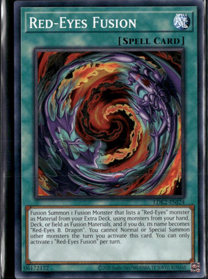 Yu-Gi-Oh! Red-Eyes Fusion LDK2-ENJ24 Common Unlimited NM-image