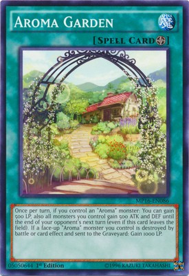 Aroma Garden - MP16-EN086 - Common - 1st Edition Near Mint 2016 Mega Tin Singles-image