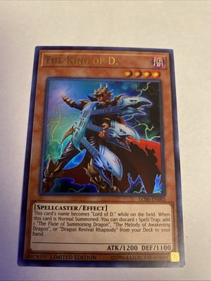 The King of D. LC06-EN002 Yu-Gi-Oh Legendary Collection Kaiba-Limited Edition...-image