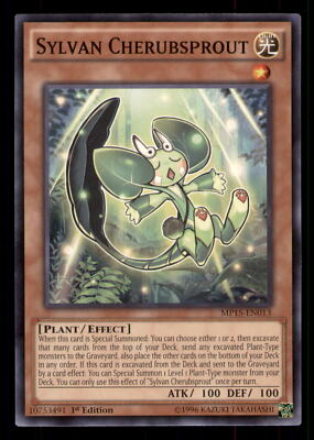 Yugioh Sylvan Cherubsprout #MP15-EN013 2015 Mega-Tins Mega Pack LP-image