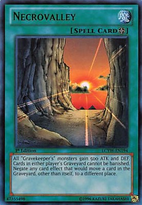 Yu-Gi-Oh! TCG Yugi's World Mega Pack Necrovalley #LCYW-EN194 1st Edition-image
