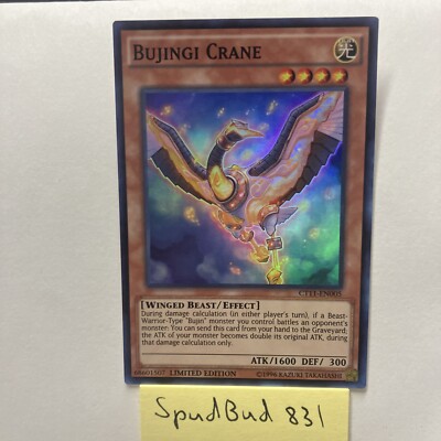 Bujingi Crane Super Rare CT11-EN005 (Lightly Played Limited Edition)-image