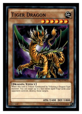 2016 Yu-Gi-Oh! #LDK2-ENK15 Tiger Dragon-image