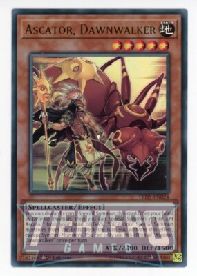 Yugioh Ascator, Dawnwalker LED5-EN024 Ultra Rare 1st Edition NM/LP-image