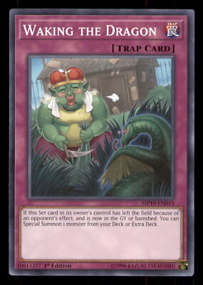 Yugioh Waking the Dragon #MP19-EN053 2019 Gold Sarcophagus Tin Mega Pack LP-image