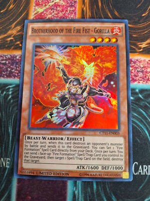Yu-Gi-Oh! Brotherhood of the Fire Fist - Gorilla CT11-EN003 Super Limited NM-image