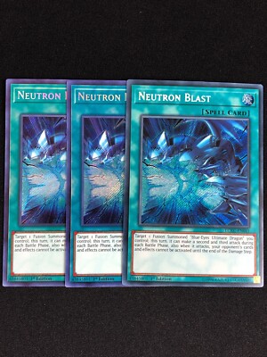 YUGIOH NEUTRON BLAST LCKC-EN041 1ST SECRET X3-image