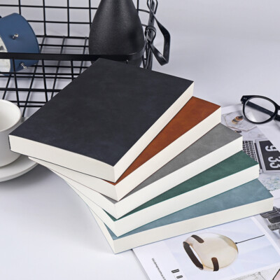 Thick PU Leather Journal A5 Notebook Lined Paper Writing Diary 400 Pages Planner-image