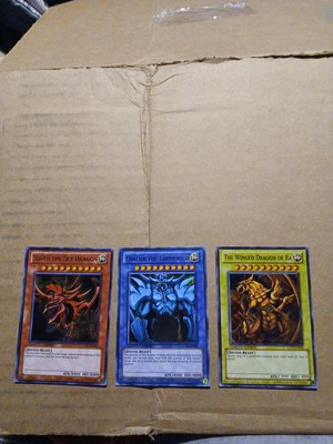 Egyptain God Cards *Limited Edition YGLD* ULTRA RARE SET (3)-image