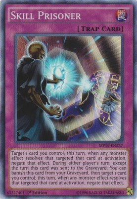 Skill Prisoner - MP14-EN237 - Super Rare - 1st Edition - Moderately Played-image