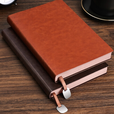 PU Leather Vintage Journal A5 Notebook Lined Paper Writing Diary 224 Pages-image
