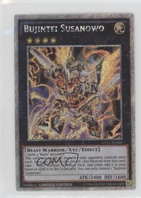 2014 Yu-Gi-Oh! Mega-Tins Limited Edition Bujintei Susanowo #CT11-EN002 00em-image