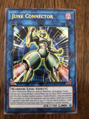 Yu-Gi-Oh! TCG Junk Connector 2018 Mega-Tins Promos CT15-EN010 Limited Edition NM-image