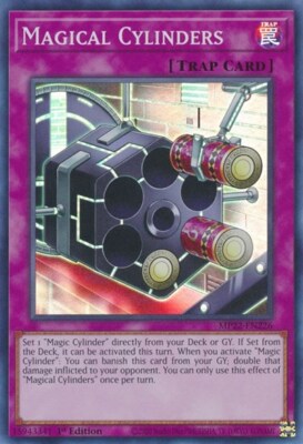 1x Magical Cylinders - 1st Editio NM Eng YuGiOh - 2022 Mega Tin - Pharoah's Gods-image