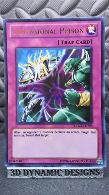 | Yugioh Dimensional Prison LCGX-EN220 Ultra Rare Legendary Collection  LP 🔥 |-image
