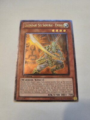 Legendary Six Samurai - Enishi (UTR) STOR-EN021 Storm of Ragnarok 1st Edition-image