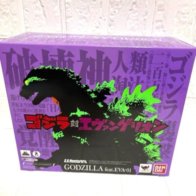 S.H.MonsterArts GODZILLA feat.EVA-01 Evangelion Tamashii Web Japan BANDAI-image