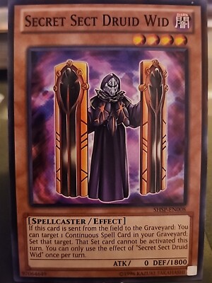 Secret Sect Druid Wid - Yugioh Dark Monster - Vintage-image