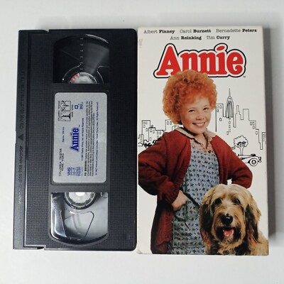 Tested! Annie VHS VCR Video Tape Movie  Aileen Quinn Carol Burnett Slip Case-image