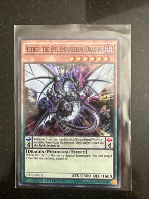 Yu-Gi-Oh! TCG Aether, the Evil Empowering Dragon 2016 Mega-Tins CT13-EN011...-image