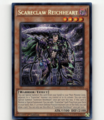 Yugioh Scareclaw Reichheart 25th Anniv. Tin: Dueling Heroes Mega Pack-image