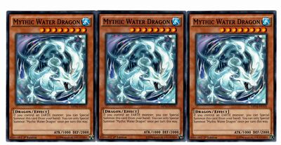 Yugioh- 3X Mythic Water Dragon - Common - 1st Edition - MP14-EN135 - Near Mint-image