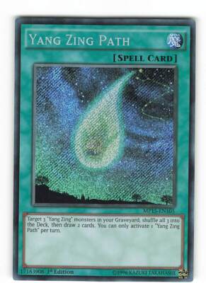 Yugioh PATH OF YANG ZING, mp15-en105 Secret Rare English Excellent 1st edition-image