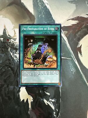 Yugioh Pre-Preparation of Rites Super Rare RA01-image