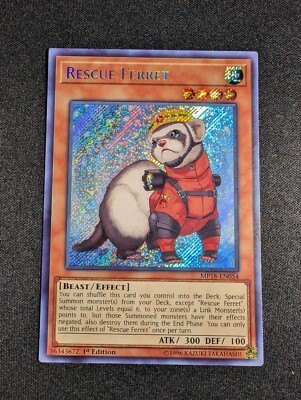 Yugioh - Rescue Ferret MP18-EN054 1st Edition Secret Rare NM-image