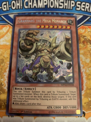 Yu-Gi-Oh! Granmarg the Mega Monarch MP14-EN158  1ST EDITION NM NEVER PLAYED!!!-image