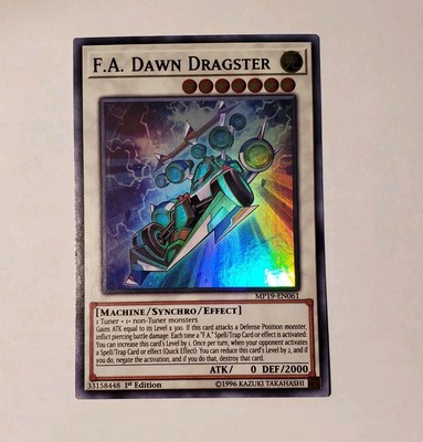 F.A. Dawn Dragster MP19-EN061 2019 Gold Sarcophagus Tin Mega Pack 1st Edition-image