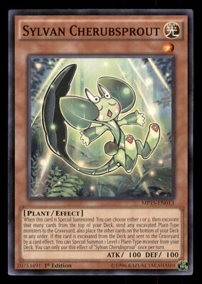 Yugioh Sylvan Cherubsprout #MP15-EN013 2015 Mega-Tins Mega Pack LP-image
