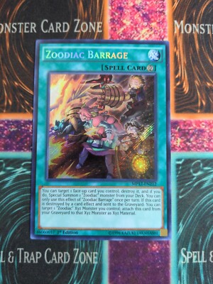 Yu-Gi-Oh! Zoodiac Barrage MP17-EN212 1st Edition Secret Rare NM a1/-image