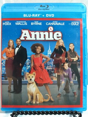 Annie [Blu-ray + DVD] Jamie Foxx, Quvenzhane Wallis, Cameron Diaz-image