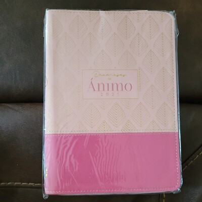 2021 ABBA Christian's Planner,Organiz.Notebook in Spanish, Leather Cover &Zipper-image