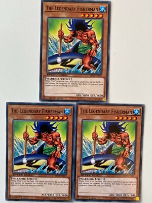 Yugioh The Legendary Fisherman SBAD-EN023 Common SPEED DUEL 1st NM x3 Play Set-image