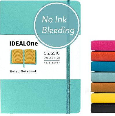 Classic Hardcover Notebook Journal – For Work, Home, School, 5.7 x Dotted Mint-image